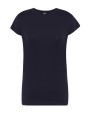 JHK, T-Shirt Donna Manica Corta Regular Blu Navy