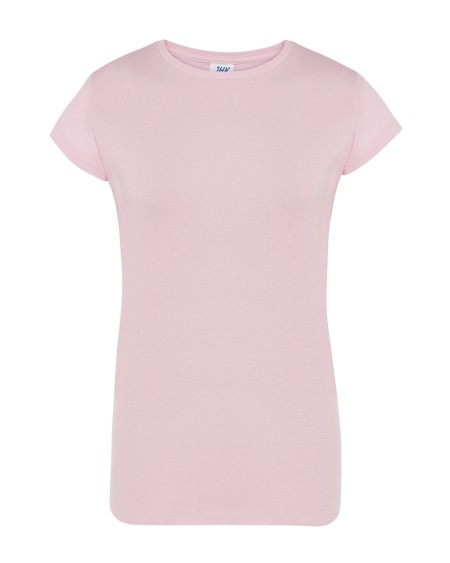 JHK, T-Shirt Donna Manica Corta Regular Rosa