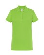 JHK, Polo Donna Manica Corta Regular Verde Lime